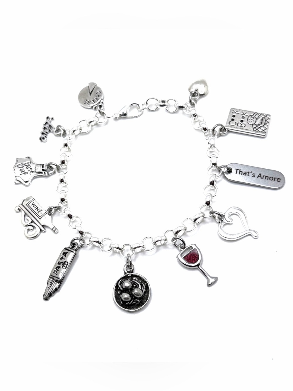 That’s Amore Pasta Charm Bracelet Italian